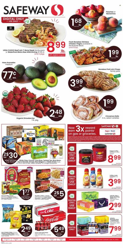Safeway (MT) Weekly Ad Flyer Specials August 9 to August 15, 2023