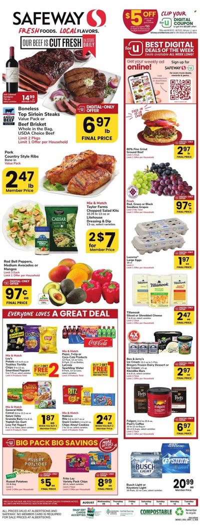 Safeway (NE) Weekly Ad Flyer Specials August 9 to August 15, 2023