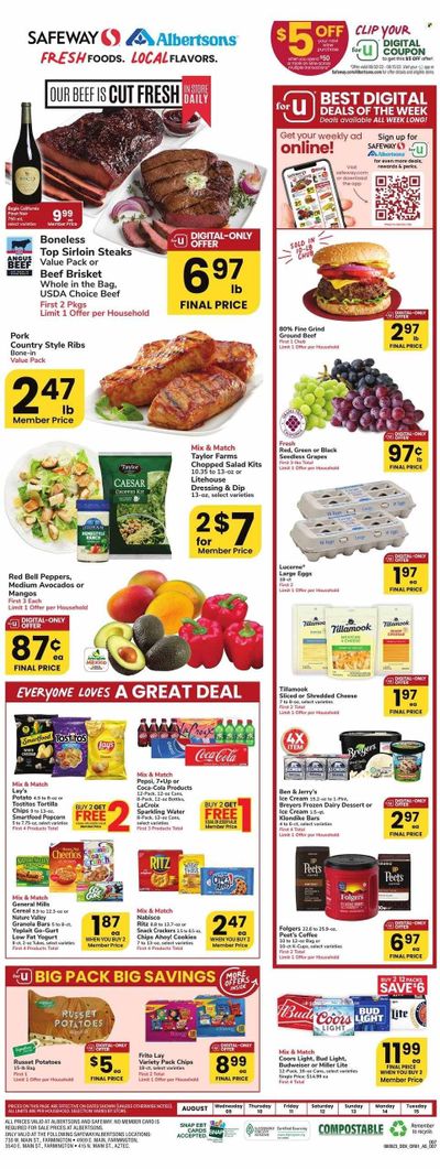 Safeway (NM) Weekly Ad Flyer Specials August 9 to August 15, 2023
