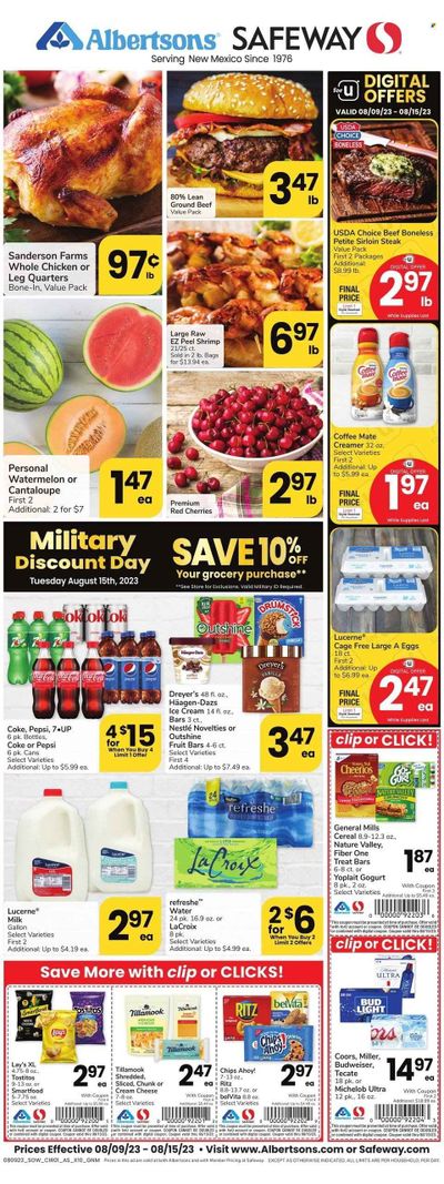 Safeway (NM) Weekly Ad Flyer Specials August 9 to August 15, 2023
