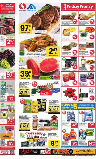 Safeway (OR, WA) Weekly Ad Flyer Specials August 9 to August 15, 2023