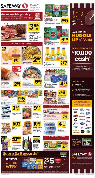 Safeway (DC) Weekly Ad Flyer Specials August 11 to August 17, 2023