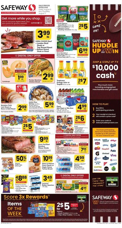 Safeway (DC, MD) Weekly Ad Flyer Specials August 11 to August 17, 2023
