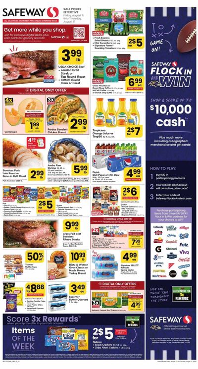 Safeway (DE) Weekly Ad Flyer Specials August 11 to August 17, 2023