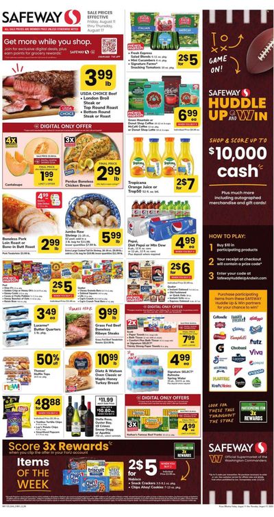 Safeway (MD) Weekly Ad Flyer Specials August 11 to August 17, 2023