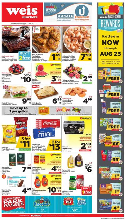 Weis (MD, NY, PA) Weekly Ad Flyer Specials August 10 to August 16, 2023