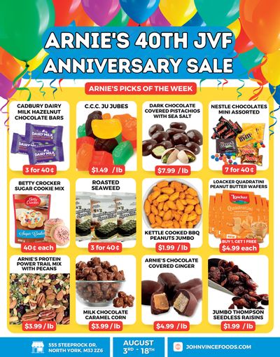Johnvince Foods Flyer August 3 to 18