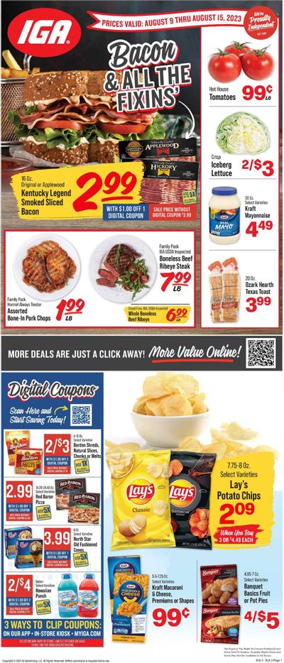 IGA (VA) Weekly Ad Flyer Specials August 9 to August 15, 2023