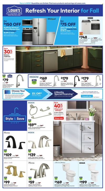 Lowe's Weekly Ad Flyer Specials August 10 to August 23, 2023
