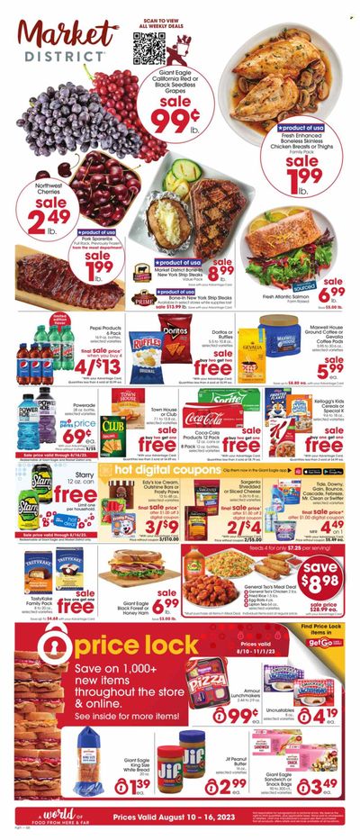 Giant Eagle (OH) Weekly Ad Flyer Specials August 10 to August 16, 2023