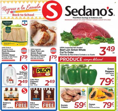Sedano's (FL) Weekly Ad Flyer Specials August 9 to August 15, 2023