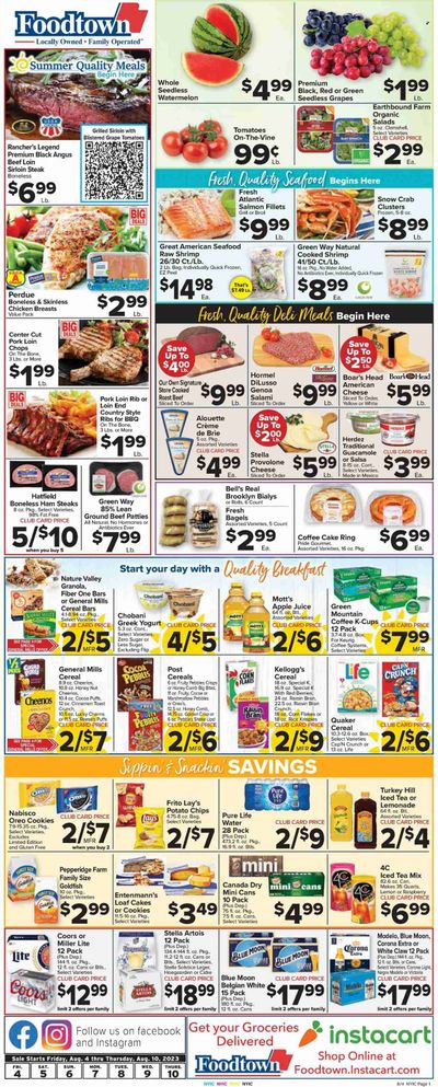 Foodtown (NJ, NY, PA) Weekly Ad Flyer Specials August 4 to August 10, 2023