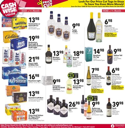 Cash Wise Liquor Only (MN) Weekly Ad Flyer Specials August 6 to August 12, 2023