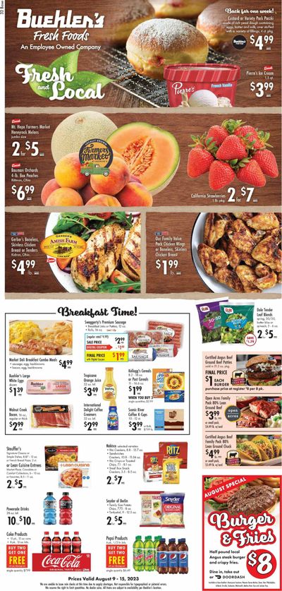 Buehler's (OH) Weekly Ad Flyer Specials August 9 to August 15, 2023