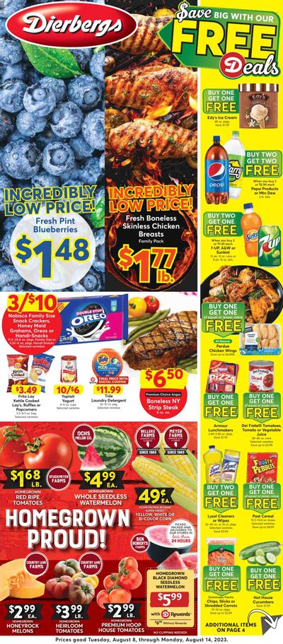 Dierbergs (MO) Weekly Ad Flyer Specials August 8 to August 14, 2023