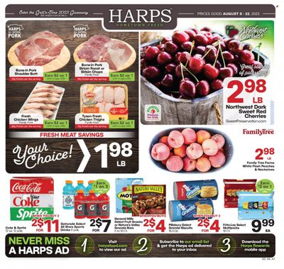 Harps Hometown Fresh (AR, MO, OK) Weekly Ad Flyer Specials August 9 to August 22, 2023