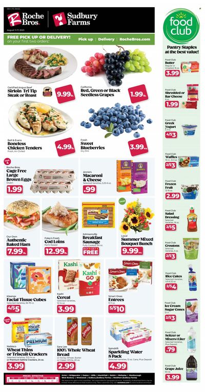 Roche Bros. (MA) Weekly Ad Flyer Specials August 11 to August 17, 2023