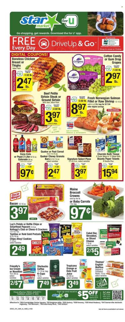 Star Market Weekly Ad Flyer Specials August 11 to August 17, 2023