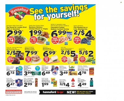 Hannaford (ME) Weekly Ad Flyer Specials August 13 to August 19, 2023