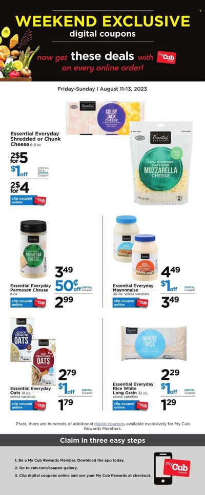 Cub Foods (MN) Weekly Ad Flyer Specials August 11 to August 13, 2023