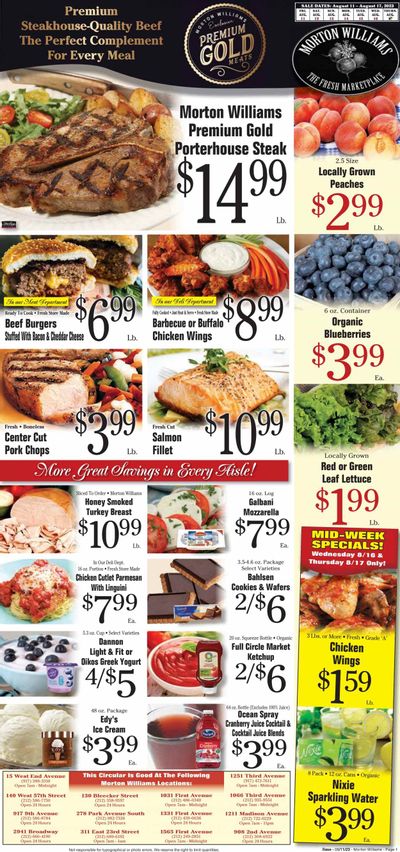 Morton Williams (NY) Weekly Ad Flyer Specials August 11 to August 17, 2023