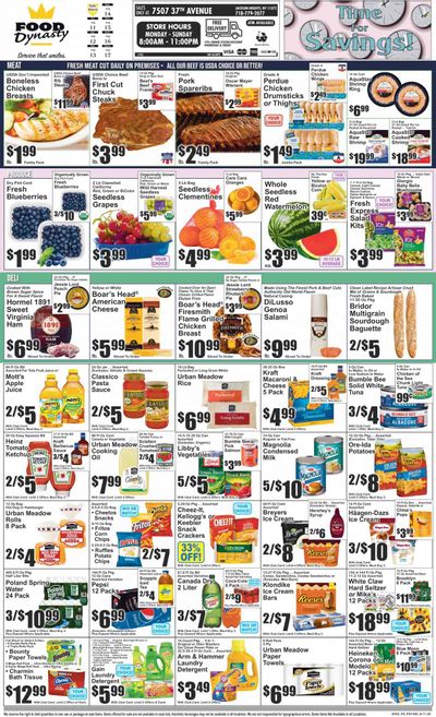 Food Dynasty (NY) Weekly Ad Flyer Specials August 11 to August 17, 2023
