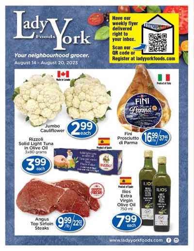 Lady York Foods Flyer August 14 to 20