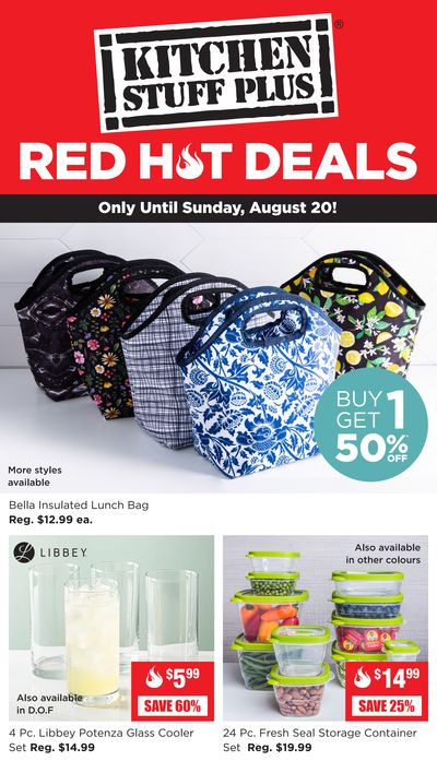 Kitchen Stuff Plus Red Hot Deals Flyer August 14 to 20