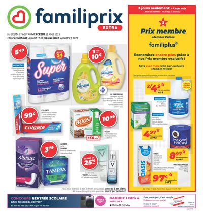 Familiprix Extra Flyer August 17 to 23