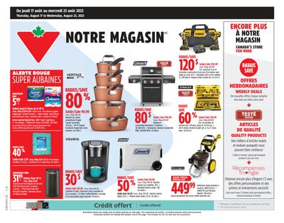 Canadian Tire (QC) Flyer August 17 to 23 Canadian Tire (QC) Flyer August 17 to 23