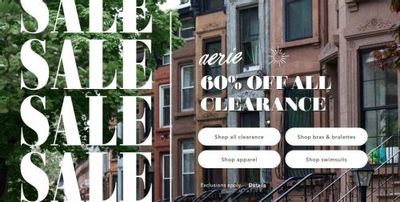American Eagle and Aerie Canada: Clearance up to 70% off
