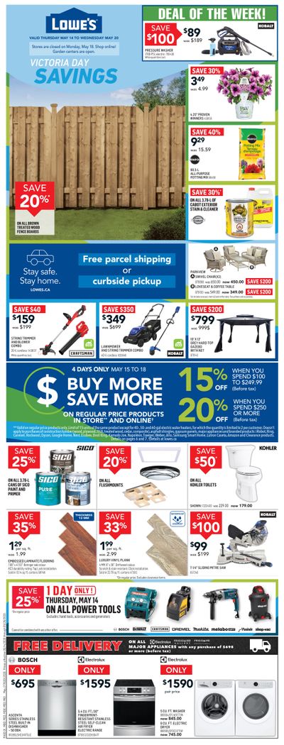 Lowe's Flyer May 14 to 20