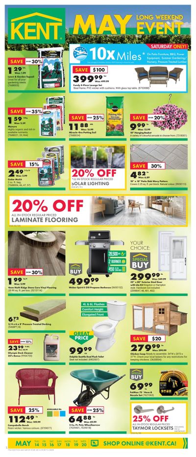 Kent Building Supplies Flyer May 14 to 20