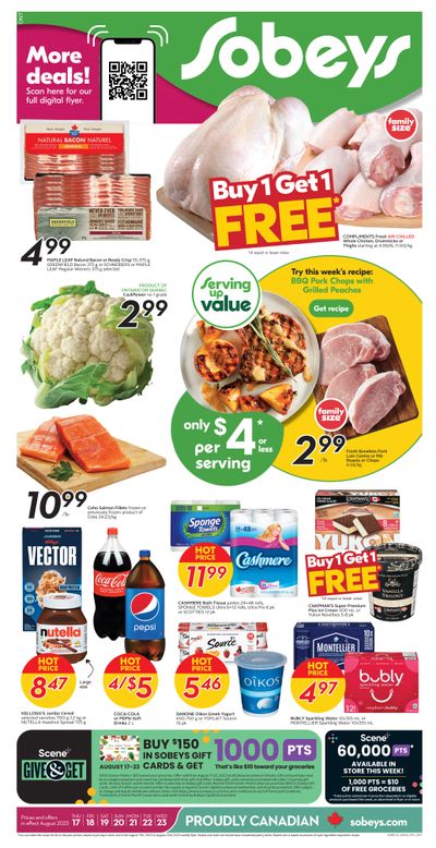 Sobeys (ON) Flyer August 17 to 23