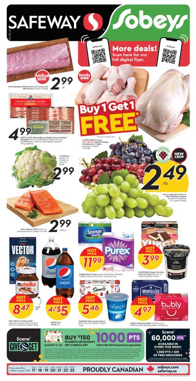 Sobeys/Safeway (AB, SK & MB) Flyer August 17 to 23