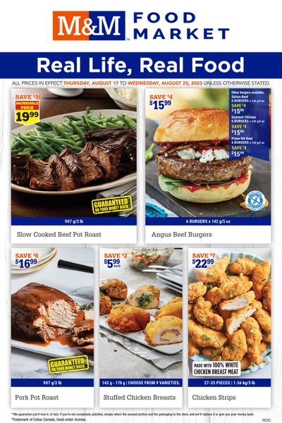M&M Food Market (Atlantic & West) Flyer August 17 to 23