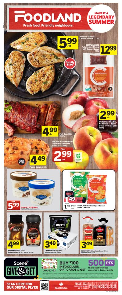 Foodland (ON) Flyer August 17 to 23