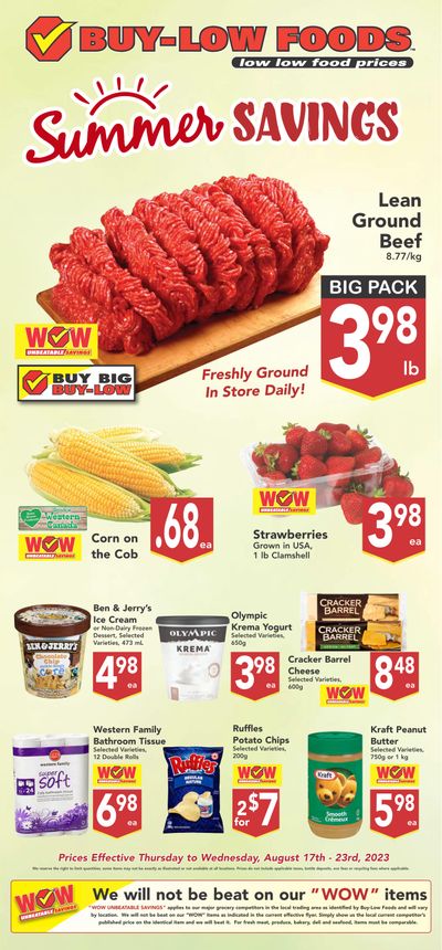 Buy-Low Foods (BC) Flyer August 17 to 23