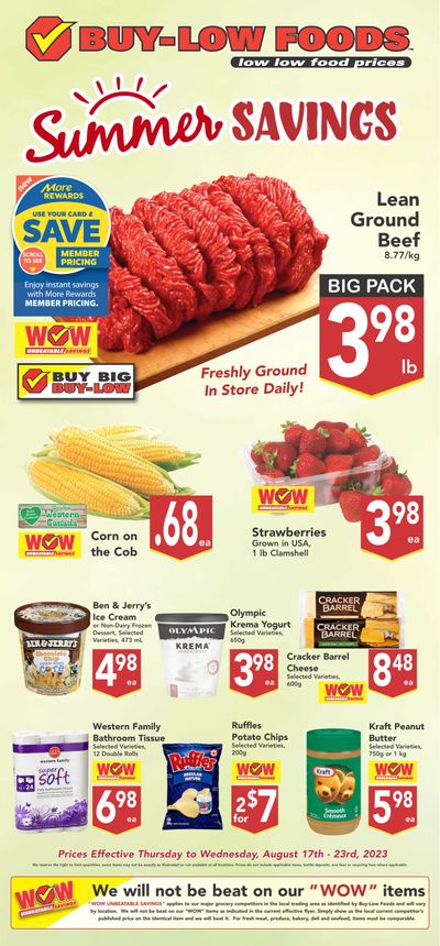 Buy-Low Foods (AB) Flyer August 17 to 23