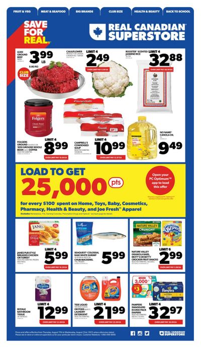 Real Canadian Superstore (West) Flyer August 17 to 23