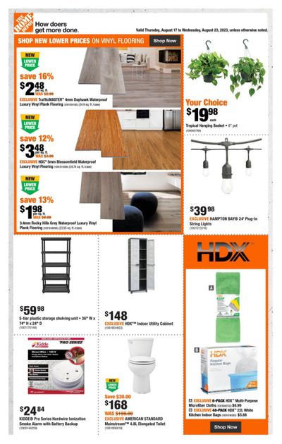 Home Depot (QC) Flyer August 17 to 23