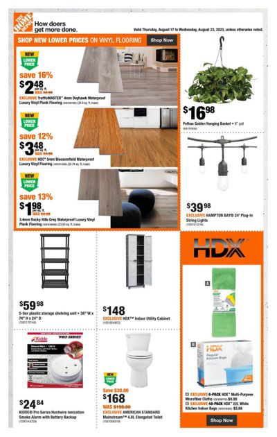Home Depot (BC) Flyer August 17 to 23