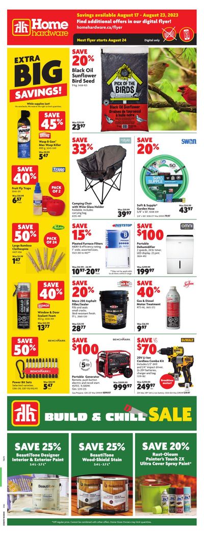 Home Hardware (ON) Flyer August 17 to 23