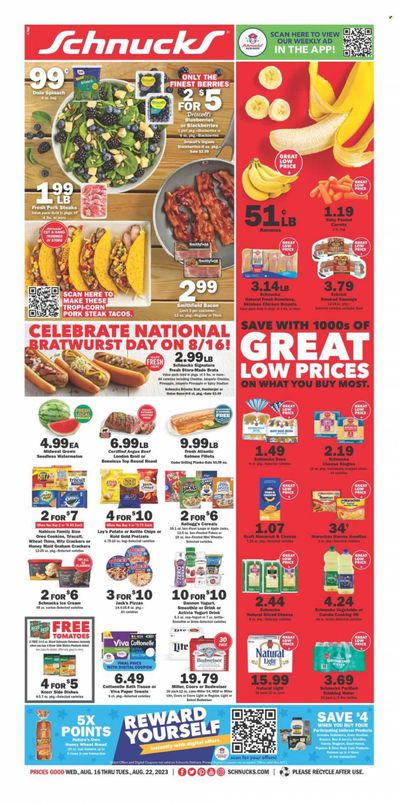 Schnucks (IA, IL, IN, MO) Weekly Ad Flyer Specials August 16 to August 22, 2023