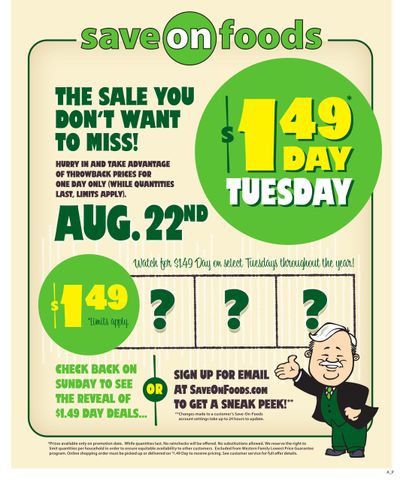 Save On Foods (BC) Flyer August 17 to 23