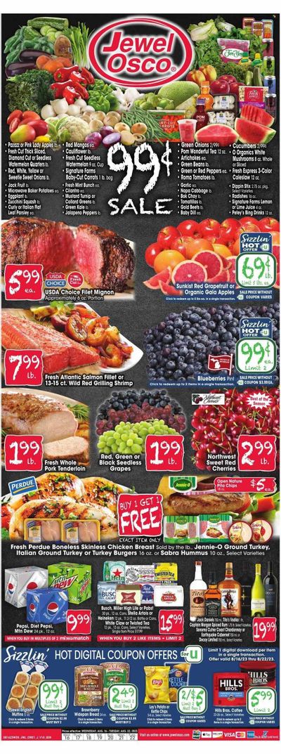 Jewel Osco (IL) Weekly Ad Flyer Specials August 16 to August 22, 2023
