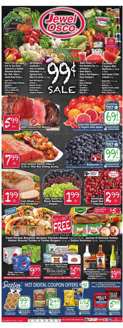 Jewel Osco (IL) Weekly Ad Flyer Specials August 16 to August 22, 2023