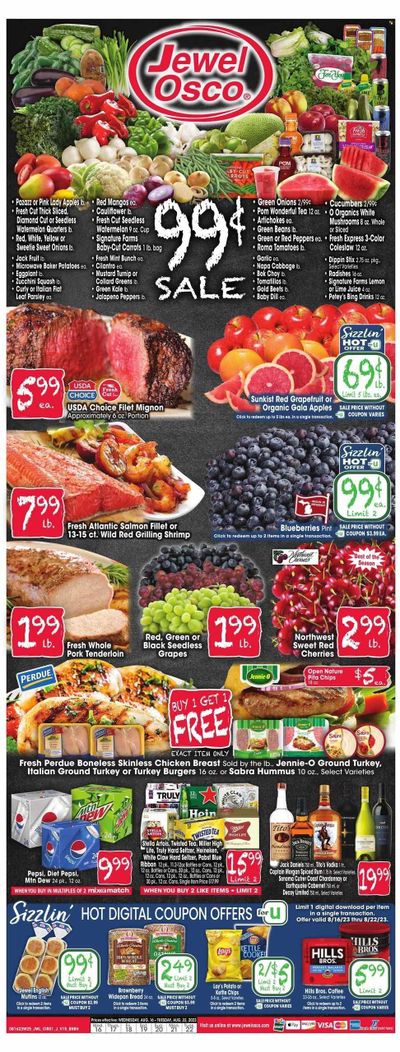 Jewel Osco (IL) Weekly Ad Flyer Specials August 16 to August 22, 2023