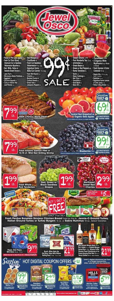 Jewel Osco (IN) Weekly Ad Flyer Specials August 16 to August 22, 2023