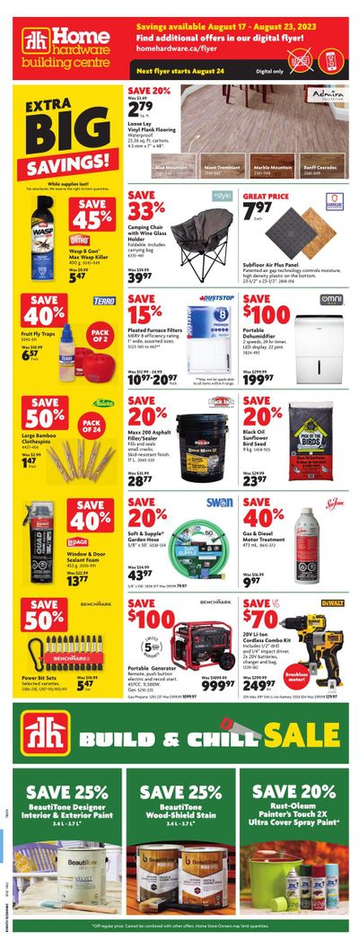 Home Hardware Building Centre (Atlantic) Flyer August 17 to 23